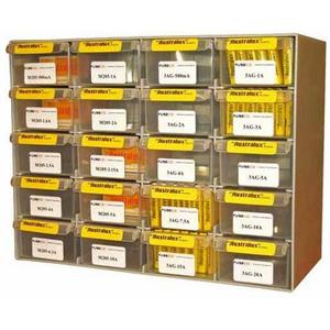 3AG + M205 ASSORTED RATING FUSE BOX