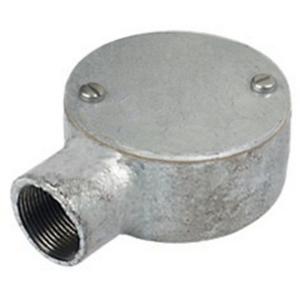 32MM 1 WAY GAL/SCREWED ROUND JUNCTION BOX