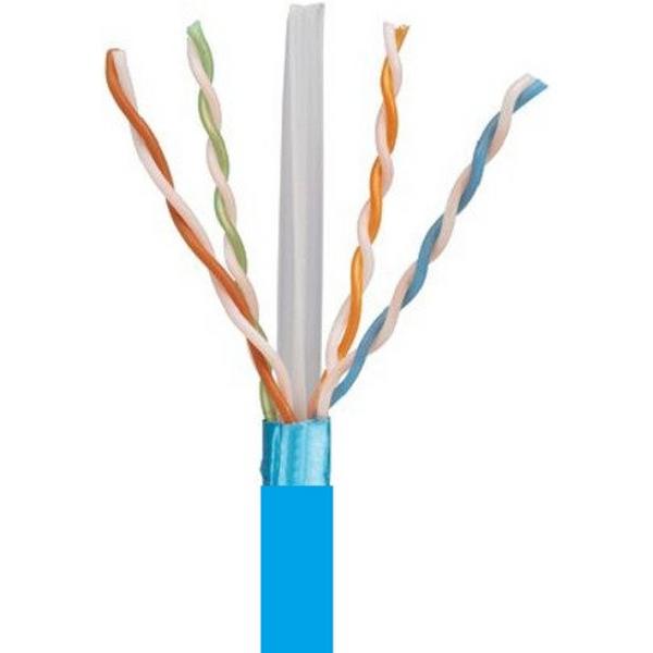 Cable LAN Category 6 4 Pair 23 AWG F/UTP CM 1000 Foot Reel Blue, Ideal Electrical Catalogue Cable Data Cable Cat 5 6 7 - Construction Supplies Australia