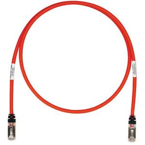 PATCH LEAD CAT 6A 10G FTP LSZH 1M RED