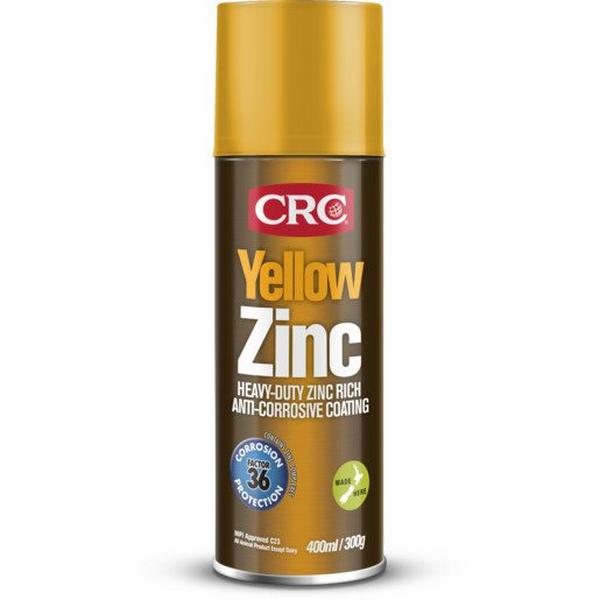 Yellow Zinc 300G Aerosol, Ideal Electrical Catalogue Hardware Sprays Technical Spray - Construction Supplies Australia