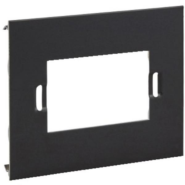 Clip On F/C Power/Data Black, Ideal Electrical Catalogue Cable Management Skirt Cover For Plinth Skirting Duct - Construction Supplies Australia