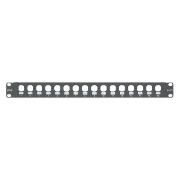 16 Port Unloaded P/Panel UTP, Ideal Electrical Catalogue Data Communications Copper Patch Panel Copper Twisted Pair - Construction Supplies Australia