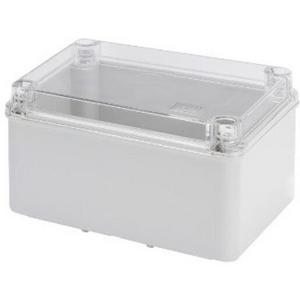 ENCLOSURE PLASTIC IP56 HIGH WALL 240X190X130 CLEAR LID