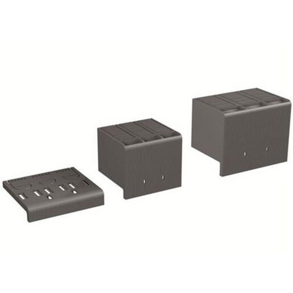 Htc Xt3 3P Terminal Covers High 2Pcs, Ideal Electrical Catalogue Power Distribution Distribution Boards Cover Cap For Rail Terminal Bar - Construction Supplies Australia