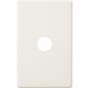 EXCEL LIFE SWITCH COVERPLATE 1 GANG GLOSS WHITE