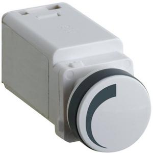 DIMMER 400VA TRAILING-EDGE ROTARY WHITE