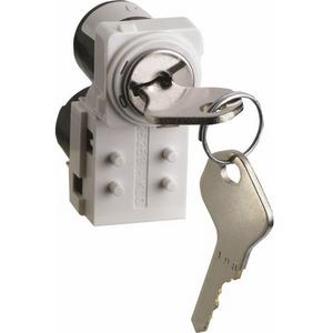E-MEC 20A 1-GANG KEYLOCK SWITCH WHITE