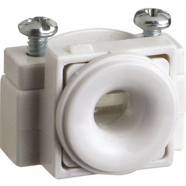 E-Mech Cord-Clamp White, Ideal Electrical Catalogue Switches Plugs Sockets Switches Cable Entry - Construction Supplies Australia