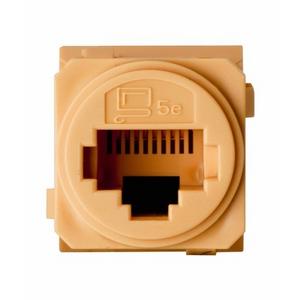 E-MEC CAT-5E RJ45 DATA-SOCKET YELLOW