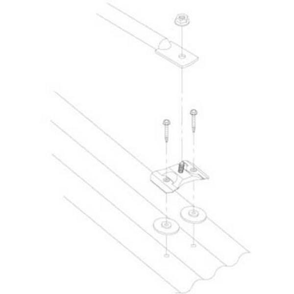 Duo Cleat Corrugated Metal Roof Kit, Ideal Electrical Catalogue Av Security Detection Antennas Antenna Mounting Material - Construction Supplies Australia