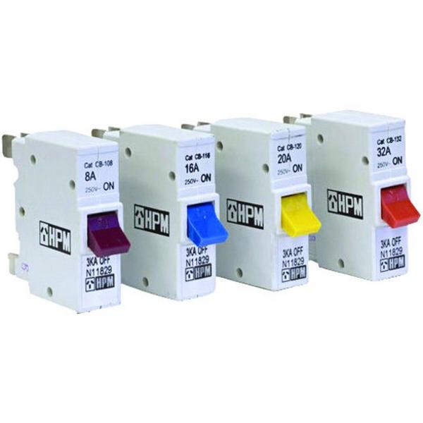 Plug In Miniature Circuit Breaker (MCB) 20Amp, Ideal Electrical Catalogue Power Distribution Circuit Breakers Miniature Circuit Breaker Mcb Plug In - Construction Supplies Australia