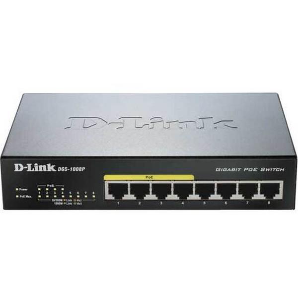 8-Port 10/100/1000Mbps Unmanaged Switch With Poe, Ideal Electrical Catalogue Data Communications Network Products Network Switch - Construction Supplies Australia