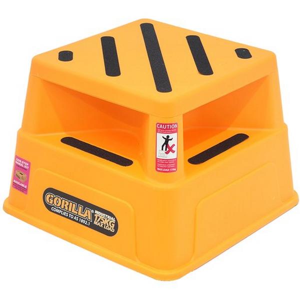 Gorilla Moulded Kick Step - 150Kg Industrial, Ideal Electrical Catalogue Tools Instrumentation Ladder Scaffold Stepladder - Construction Supplies Australia