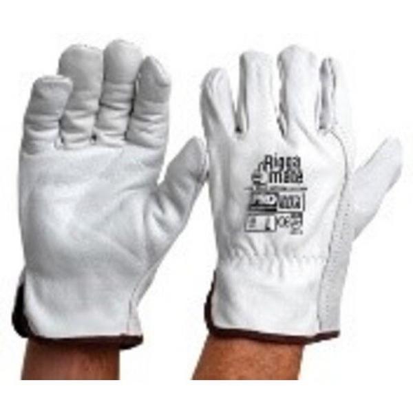 Gloves Riggamate Cow Grain Natural Leather Riggers Size Xl, Ideal Electrical Catalogue Safety Personal Protection Protective Glove - Construction Supplies Australia