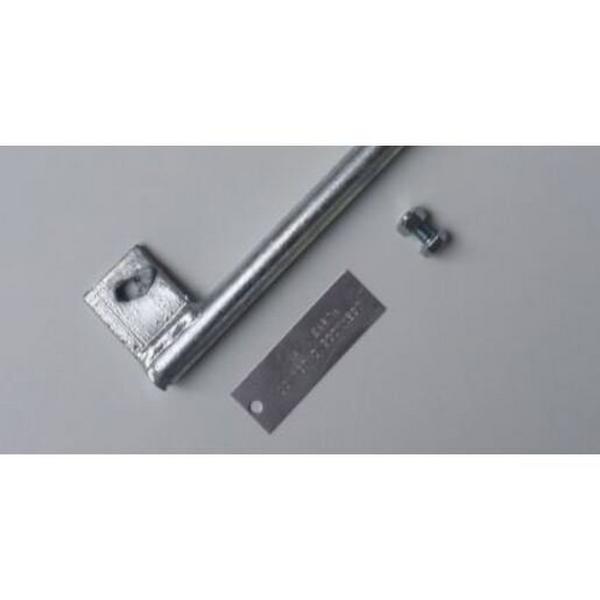 Earth Stake Galvanised Rod 16mm X 1300mm With Flag Nut Bolt, Ideal Electrical Catalogue Power Distribution Earthing Lightning Earth Rod Profiled Earth Rod - Construction Supplies Australia