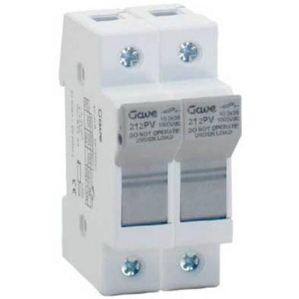 2 Pole Pv Fuse Carrier 10X38mm 1000V DC, Ideal Electrical Catalogue Power Distribution Fuses Holders Tag Bolted Fuse Base - Construction Supplies Australia