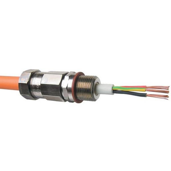 CABLE GLAND NICOTE FLAMEPROOF STEEL WIRE ARMOURED NICKEL PLATED BRASS 20MM 66/68 SIZE #3 1, Ideal Electrical Catalogue Cable Management Protective Hose Accessories Cable Gland - Construction Supplies Australia