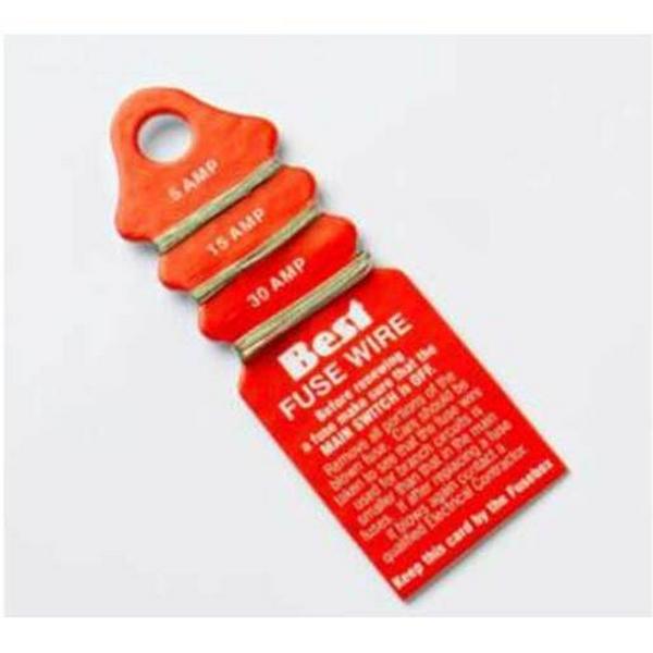 Fuse Wire 8 16 20 And 30A Household Card For Porcelain Fuse, Ideal Electrical Catalogue Power Distribution Fuses Holders Accessories Spare Parts For Electrical Fuses Fuse Holders - Construction Supplies Australia