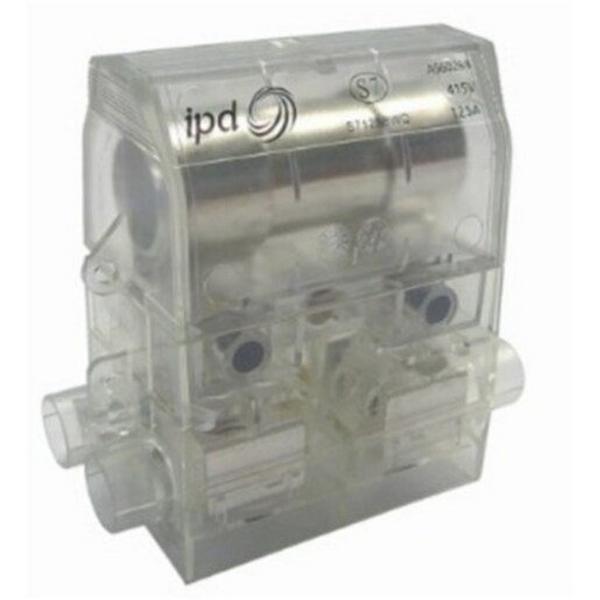 125A Front Wired Off Load Disconnect Clear, Ideal Electrical Catalogue Power Distribution Fuses Holders Tag Bolted Fuse Base - Construction Supplies Australia