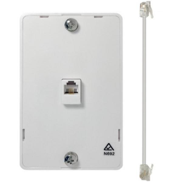 Wall Phone Mounting Plate, Ideal Electrical Catalogue Data Communications Communications Accessories Additional Device For Telecommunication Technology - Construction Supplies Australia