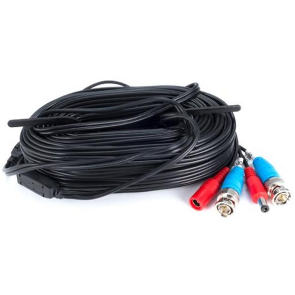 18M Pre-Made CCTv Cable With Power And BNC, Ideal Electrical Catalogue Av Security Detection Alarm Surveillance Accessories Spare Parts For Danger Detection System - Construction Supplies Australia