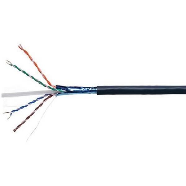 Cable LAN Amp Netconnect 4Pr C6A 500Mhz F/UTP LSZH Black, Ideal Electrical Catalogue Cable Data Cable Cat 5 6 7 - Construction Supplies Australia
