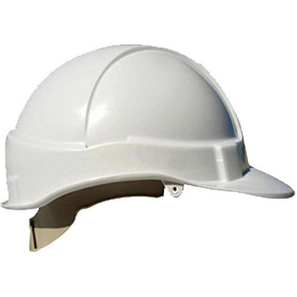 Hard Hat Manufactured From Abs Plastic AS/NZS1801 White, Ideal Electrical Catalogue Safety Personal Protection Protective Helmet - Construction Supplies Australia
