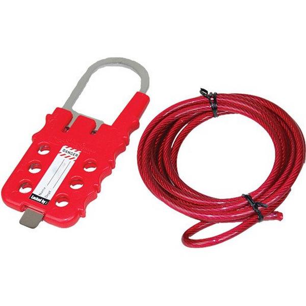 Cable Lockout 2M (Steel Cable), Ideal Electrical Catalogue Tools Instrumentation Labelling Labelling Material - Construction Supplies Australia