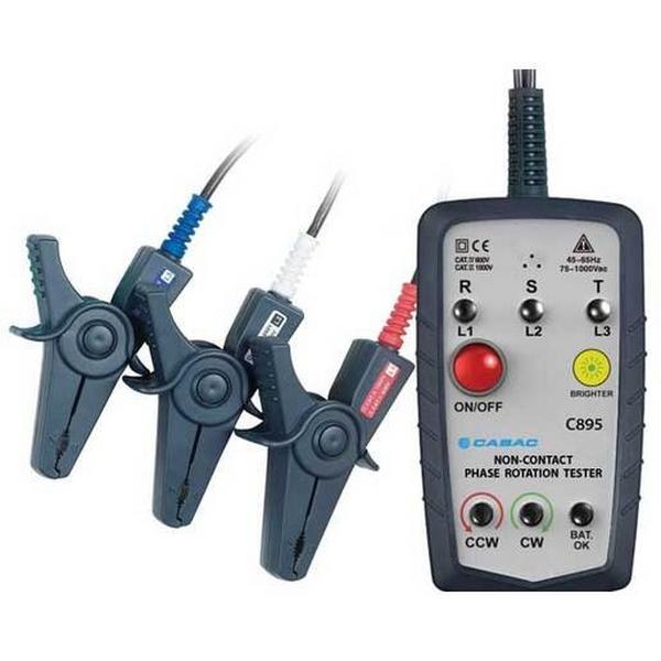 Phase Rotation Tester Non-Contact Cativ, Ideal Electrical Catalogue Tools Instrumentation Test Measurement Phase Sequence Indicator - Construction Supplies Australia