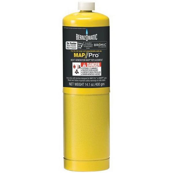 Butane Gas Cylinder Map-Pro Gas 400Gm, Ideal Electrical Catalogue Tools Instrumentation Soldering Propane Bottle - Construction Supplies Australia