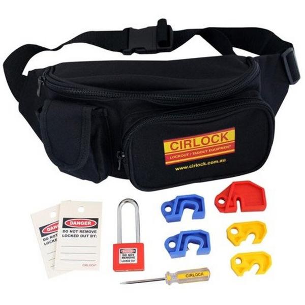 Personal Lockout Kit W/Bag Small Size, Ideal Electrical Catalogue Industrial Switch Mechanic Interlock For Switch - Construction Supplies Australia