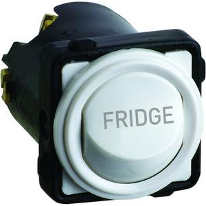 E-MEC 16AX SPDT SWITCH LASER ENG 'FRIDGE' WHITE