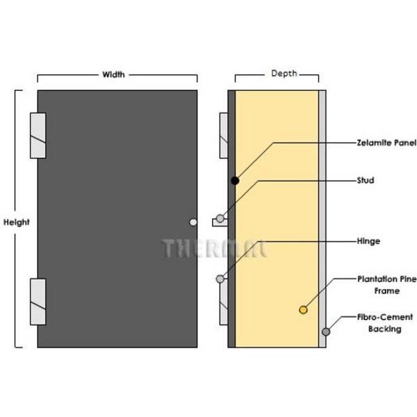White Ant Meter Frame W380 X H400 X D83mm, Ideal Electrical Catalogue Industrial Switch Empty Enclosure For Switchgear - Construction Supplies Australia