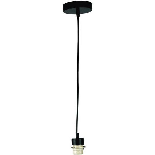 Suspension Cord E27 1800X115mm Black Parti, Ideal Electrical Catalogue Light Fittings Ceiling Wall Lighting Ceiling Wall Luminaire - Construction Supplies Australia