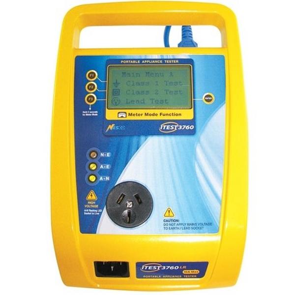 PORTABLE APPLIANCE TESTER WITH LEAKAGE + RCD TEST, Ideal Electrical Catalogue Tools Instrumentation Test Measurement Industry Related Tester Meter - Construction Supplies Australia