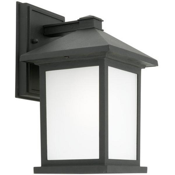WALL LIGHT E27 1LT H260XW150XP170M BLACK PLYMOUTH, Ideal Electrical Catalogue Light Fittings Ceiling Wall Lighting Ceiling Wall Luminaire - Construction Supplies Australia