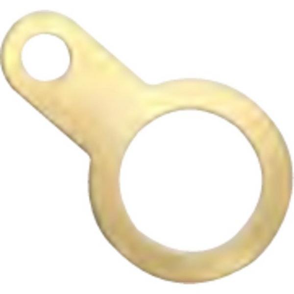 20mm Earth Tag Washer Brass, Ideal Electrical Catalogue Power Distribution Earthing Lightning Fixed Earthing Terminal - Construction Supplies Australia