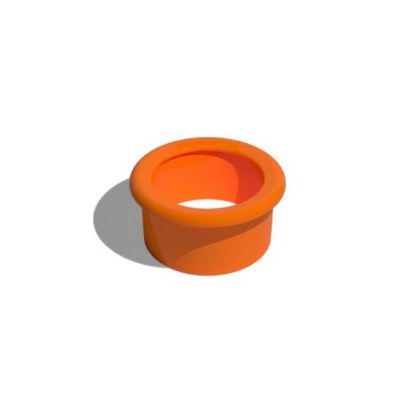 100mm Orange Electrical Pit Bush, Ideal Electrical Catalogue Cable Management Conduit Rigid Couplers - Construction Supplies Australia