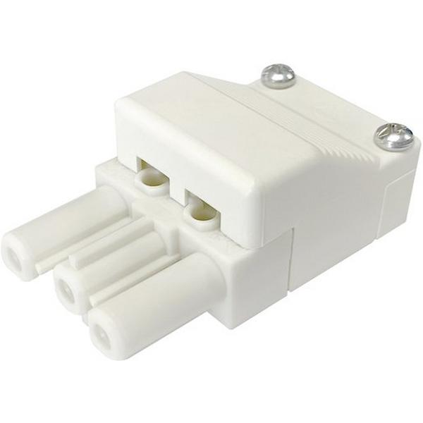 Starter Socket Female TPS (Ss10) 20A - White, Ideal Electrical Catalogue Switches Plugs Sockets Softwire Flat Cable Adapter For Plug In Building Installation - Construction Supplies Australia