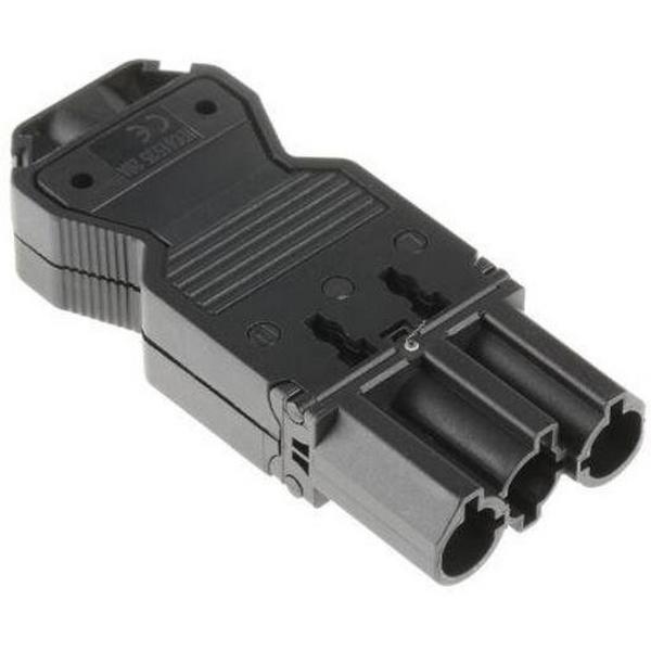 Plug Slimline Male TPS - Black, Ideal Electrical Catalogue Switches Plugs Sockets Softwire Accessories Spare Parts For Plug In Building Installation - Construction Supplies Australia