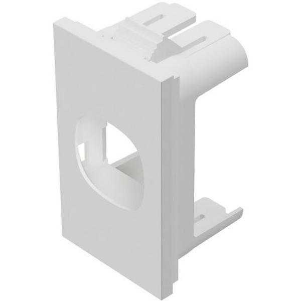 Qf5 - 1 X Data Cutout Aunz - White, Ideal Electrical Catalogue Switches Plugs Sockets Softwire Accessories Spare Parts For Plug In Building Installation - Construction Supplies Australia