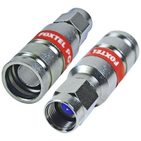 Connector F Compression RG11 Foxtel, Ideal Electrical Catalogue Wiring Accessories Connector Rf Connector - Construction Supplies Australia