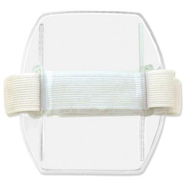 Arm Band Badge Holder Clear With Adjustable Band, Ideal Electrical Catalogue Tools Instrumentation Labelling Labelling Material - Construction Supplies Australia