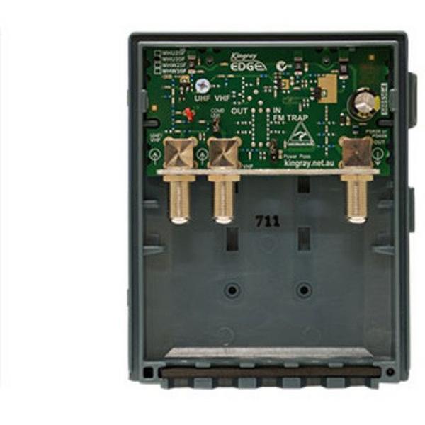 Masthead Amplifier UHF With VHF Diplexs 35Db 4G Filter, Ideal Electrical Catalogue Av Security Detection Antennas Catv Amplifier - Construction Supplies Australia
