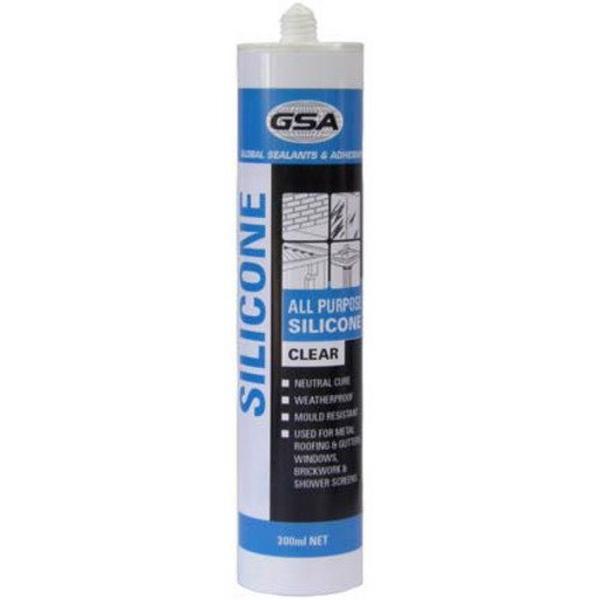 All Purpose Silicone 300mL Clear, Ideal Electrical Catalogue Hardware Adhesive Adhesive - Construction Supplies Australia