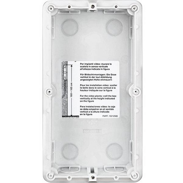 Sfera 2 Mods Flush Mounted Box, Ideal Electrical Catalogue Av Security Detection Doorbell Entry Control Mounting Frame For Door Station - Construction Supplies Australia