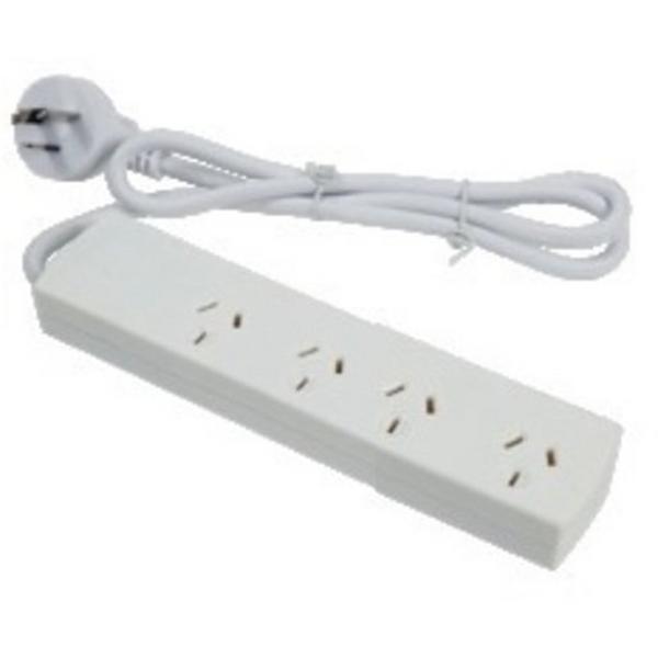 Powerboard 4 Way Overload Protected, Ideal Electrical Catalogue Electrical Appliances Power Boards Power Board - Construction Supplies Australia