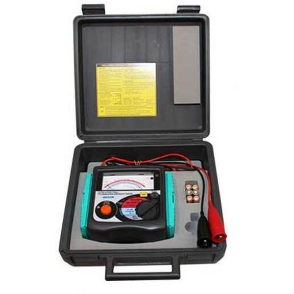Megger 250/500/1000V W/Fxd Leads+C/Case, Ideal Electrical Catalogue Tools Instrumentation Test Measurement Insulation Tester - Construction Supplies Australia