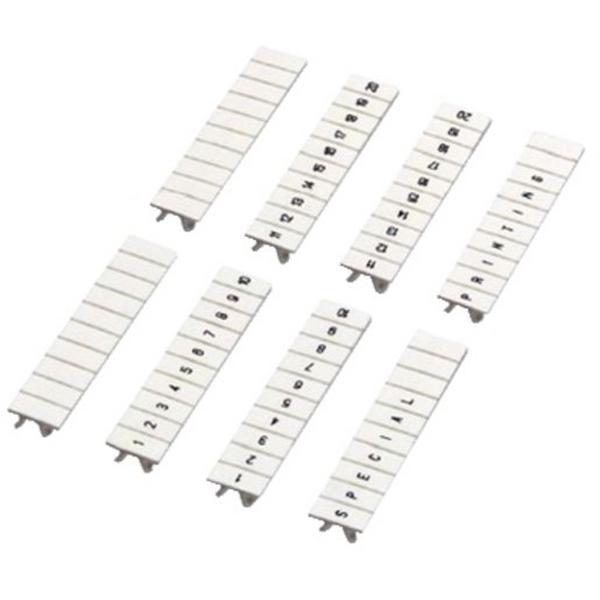 Clip In Marking Strip 5mm 10 Character, Ideal Electrical Catalogue Wiring Accessories Terminal Marker Labelling For Terminal Block - Construction Supplies Australia